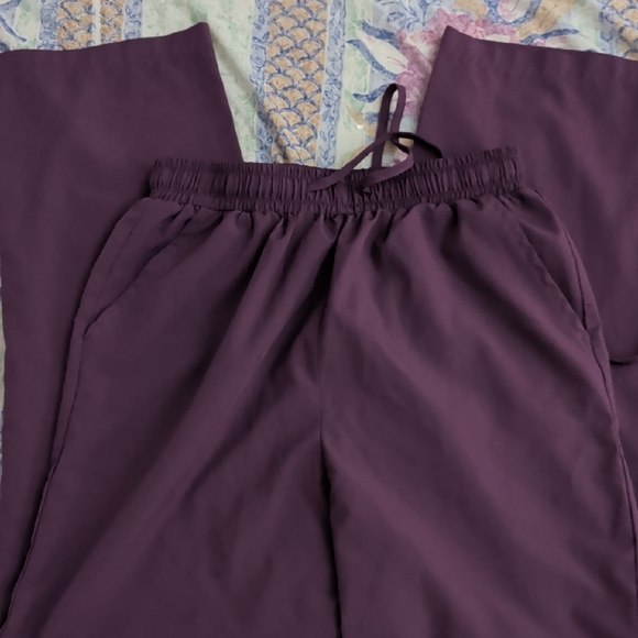 Purple Drawstring Pants - Picture 1 of 1